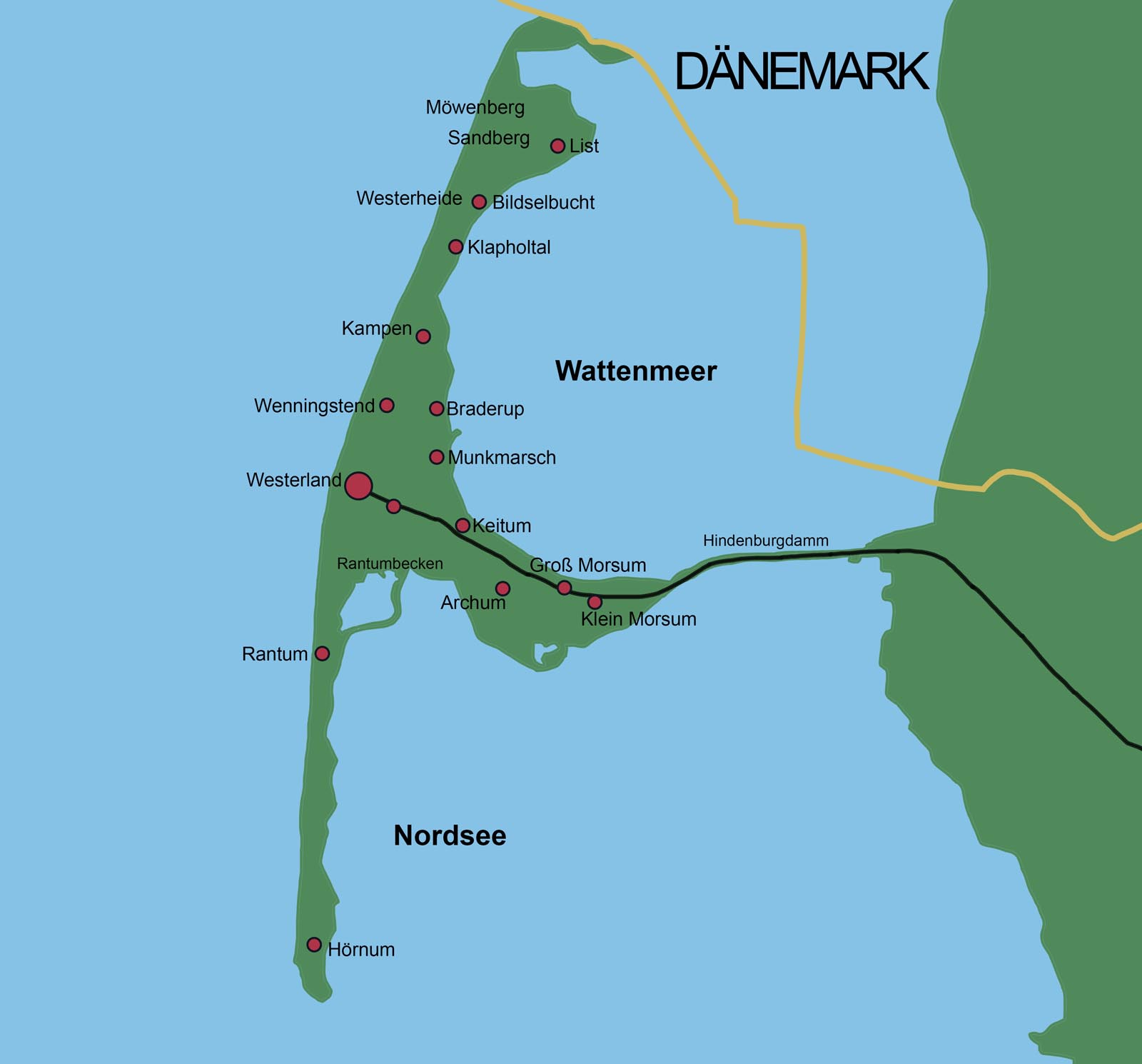 Sylt | Länder | Inseln | Goruma